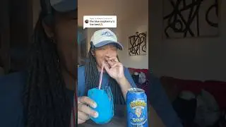 Making a Blue Raspberry WARHEADS Sour Soda Slush with the Ninja Slushi