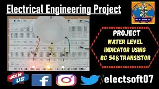 Water Level Indicator Using BC 548 Transistor with LED's | how to make water level indicator#trend