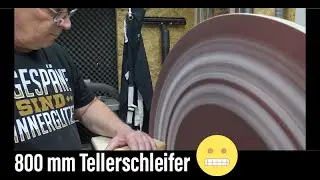 Record-verd&auml;chtig: 800 mm Tellerschleifer