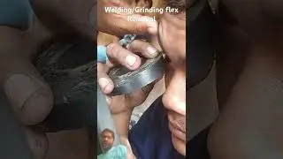 Don't do like this Grinding/welding Flex removal from the eye #Welding #Safety #SafetyFabrication ￼