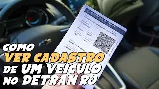 Como CONSULTAR o CADASTRO de VE&Iacute;CULO no DETRAN do RIO de JANEIRO