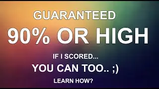 How To Get 90%+ Marks In class 12th Boards(2018)✔️ (Easiest way!) By mathOgenius