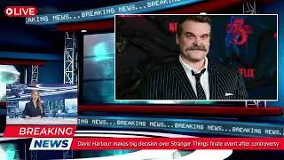 David Harbour makes big decision over Stranger Things finale event after controversy