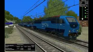 CABINA E 402 TRENO INTERCITY 556 ASCEA - NAPOLI C.LE  OPEN RAILS