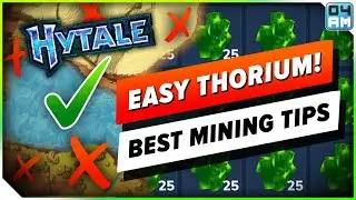 Hytale BEST Way To GET THORIUM FAST! Insane Mining Hacks & MORE!
