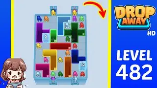Drop Away Level 482 Solution Walkthrough