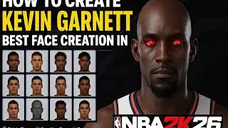 How to Create kevin garnett Best Face Creation in NBA 2K26