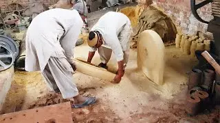 Making a Traditional Wheat Grinder Machine In Factory
