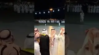 قدوم قبايل عسير عند وادعه وجابة الشاعر مشاري الحامدي