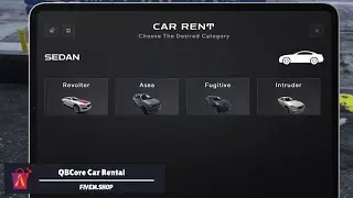 FiveM Car Rental Script | Car Rental FiveM #fivem #script #qbcore #carrental