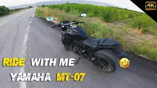 2025 Yamaha MT-07 - RIDE With Me - RAW Sound [4K]