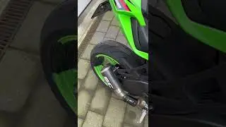 ZX6R 2024 sc project crt exhaust (just the slip on) #scproject #kawasaki #zx6r #zx636r #ninja