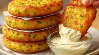 Die besten hausgemachten Kartoffelpuffer! Einfach zuzubereiten und knusprig!