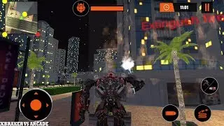 Real Robot Firefighter Truck Transform Robot Game Android Gameplay