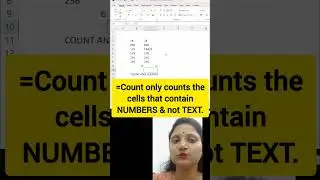 70. COUNT & COUNTA Functions in Excel | Quick Excel Tutorials | Rishu Udit