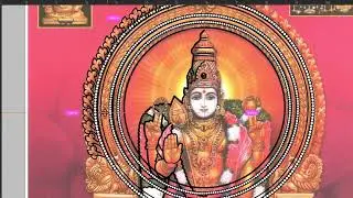 God Murugan Line Drawing / Vector Pdf fornat