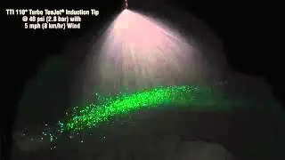 TeeJet TTI Turbo TeeJet Induction Spray Tip Drift Demo