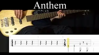 Anthem (Rush) - Bass Cover (With Tabs) by Leo Düzey