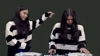 Amira & Kayla DJ practice video and tribute to the legendary Jam Master Jay.