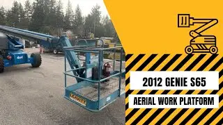 USED AERIAL WORK PLATFORM | 2012 GENIE S65 | Leavitt Machinery [USED EQUIPMENT]1-888-247-0567