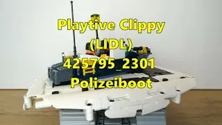JUST BUILD - Playtive Clippys (LIDL) – 425795_2301 - Polizeiboot