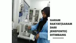 Analisa Pemurnian Garam Dengan Metode Hidroekstraksi Batch Dan Kontinue Di Kabupaten Jeneponto