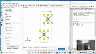 1.4 Crystal structures of tungsten disulfide using VESTA software