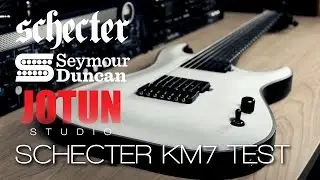 Schecter KM7 & Seymour Duncan Nazgul and Sentient Test (by Jotun Studio)