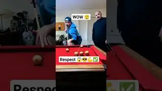Amazing 🤩 billiard pool shot |respect 🥵🥵 | billiard Pool player #billiards #shorts