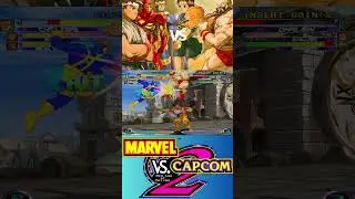 Marvel vs Capcom 2 | Arcade | Team Leadership vs Sakura-Dhalsim-Zangief | 4K | 60FPS