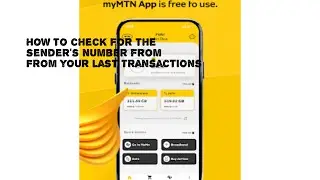 How to see all your sender&rsquo;s number from your mtn momo transactions