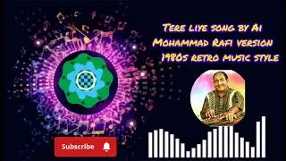 Tere liye song New version l Mohammad Rafi version | 1980s style retro music 