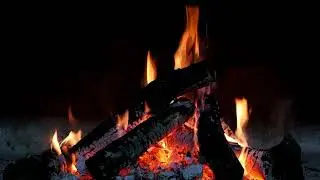 4 Hour 4K Fireplace  Uninterrupted Ambience for a Full Workday or Night's Sleep