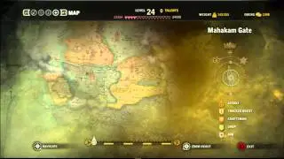 Zooming on the map in The Witcher 2
