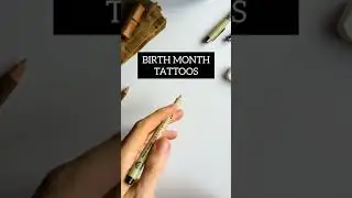 Birth Month Tattoos #mentattoo #tattoo #birthday