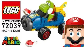 LEGO Instructions: Mach 8 Kart #mariokart #lego
