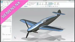 WW-109 Fighter Plane - Part 2 - Wings - Siemens NX 12 Training - Surfaces