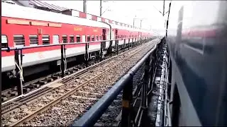 Avadh Express train It  Gonda Junction station