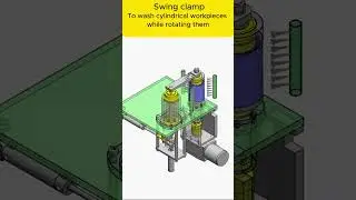 Swing Clamp #3dprinting #machine #mechanism #mechanicalmechanism  #mechanicaldesign #cad #solidworks