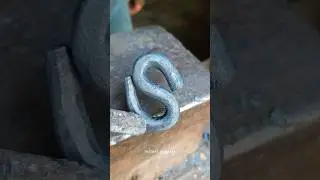 Forging a Steel Hook by Hand