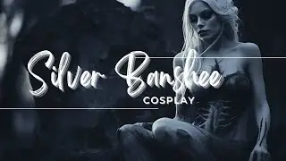 Silver Banshee: Embracing Supernatural in Cosplay! Which chilling pose captures your imagination? 🌑