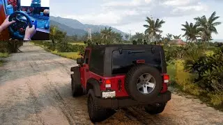 Jeep Wrangler Rubicon - Forza Horizon 5 | Logitech G29 Gameplay 4K ULTRA