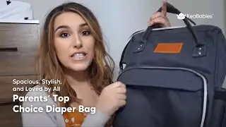 Highly Raved Baby Diaper Bag Backpack By KeaBabies | Loved By All Parents
