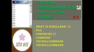 What is Scrollbar () in Python Tkinter        