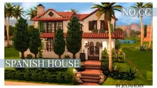 Испанский дом│Строительство│Spanish House│SpeedBuild [The Sims 4]