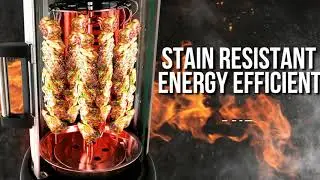 NutriChef Countertop Vertical Rotating Oven - Rotisserie Shawarma Machine, Kebob Machine (PKRTVG34)