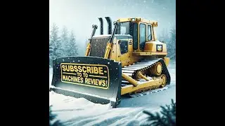 Бульдозер Caterpillar: Гигант среди снегоуборочных машин @Machinereviews