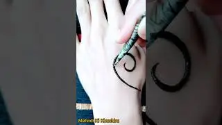 Very simple mehndi design | Mehandi design ❤️ | #shinewithshorts #shorts