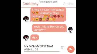 Cockitchy, rubble and bbg sushix in a group chat?! (DRAMA BTW RUBBLE SUSHIX IS MINE PART 1!