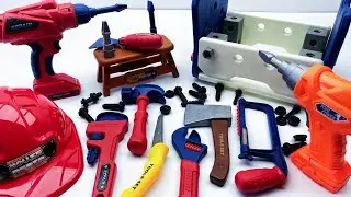 9 min perfect unboxing, with wrench, electric drill, small cutter, simulated tool model ASMR